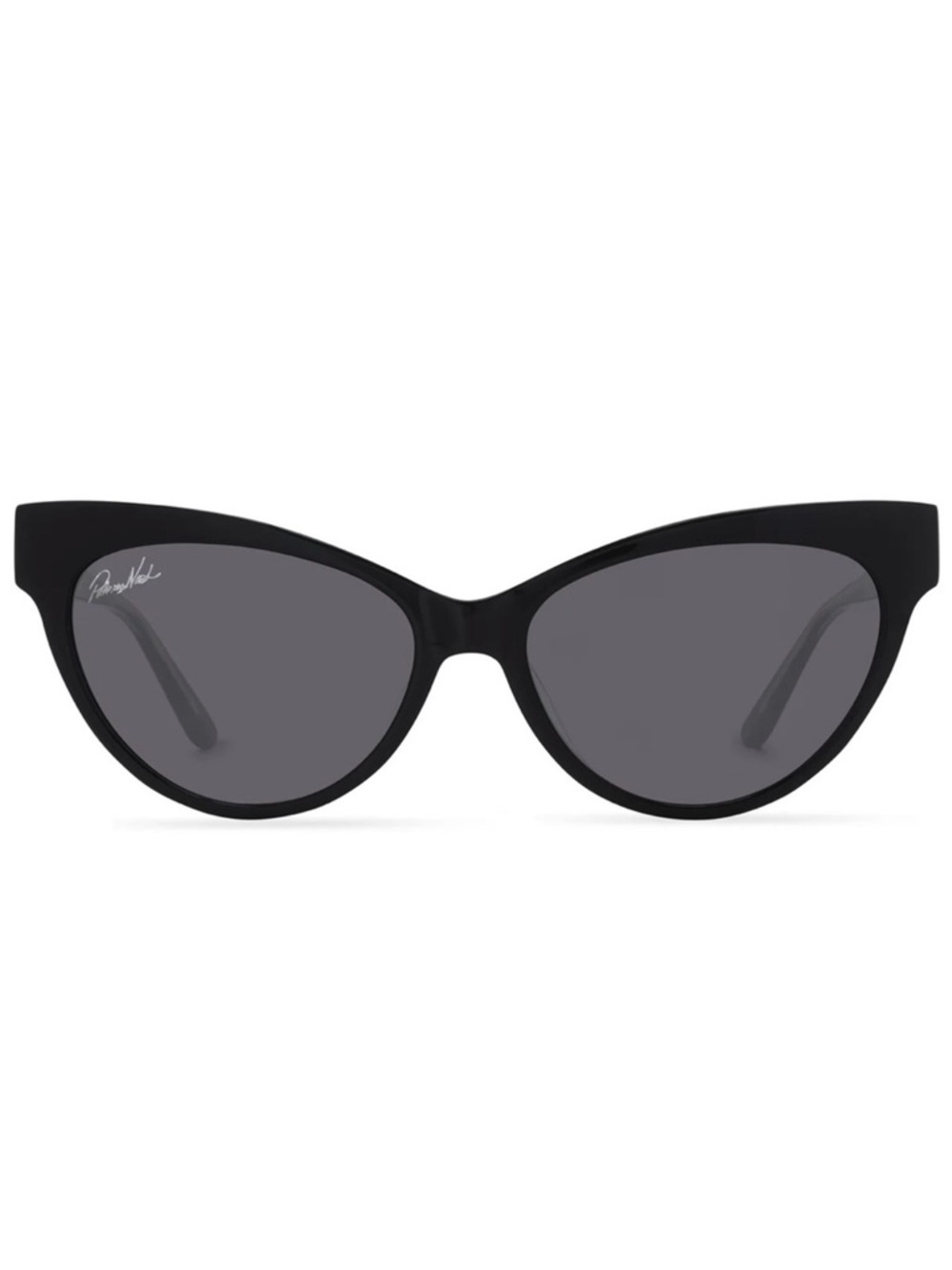 DIFF Patricia Nash Sunglasses Kelly Black Frame Grey Lens Cateye Retro NWT